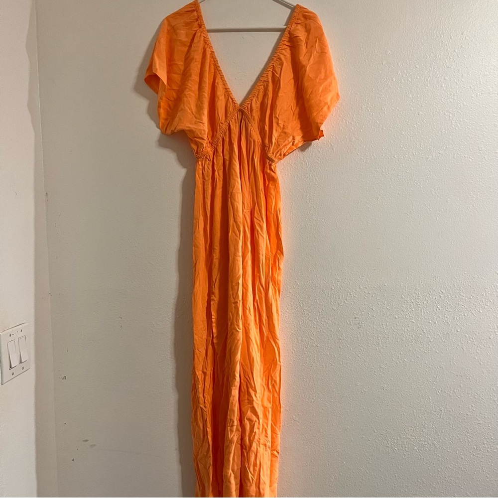 ASOS design maxi Vneck dress